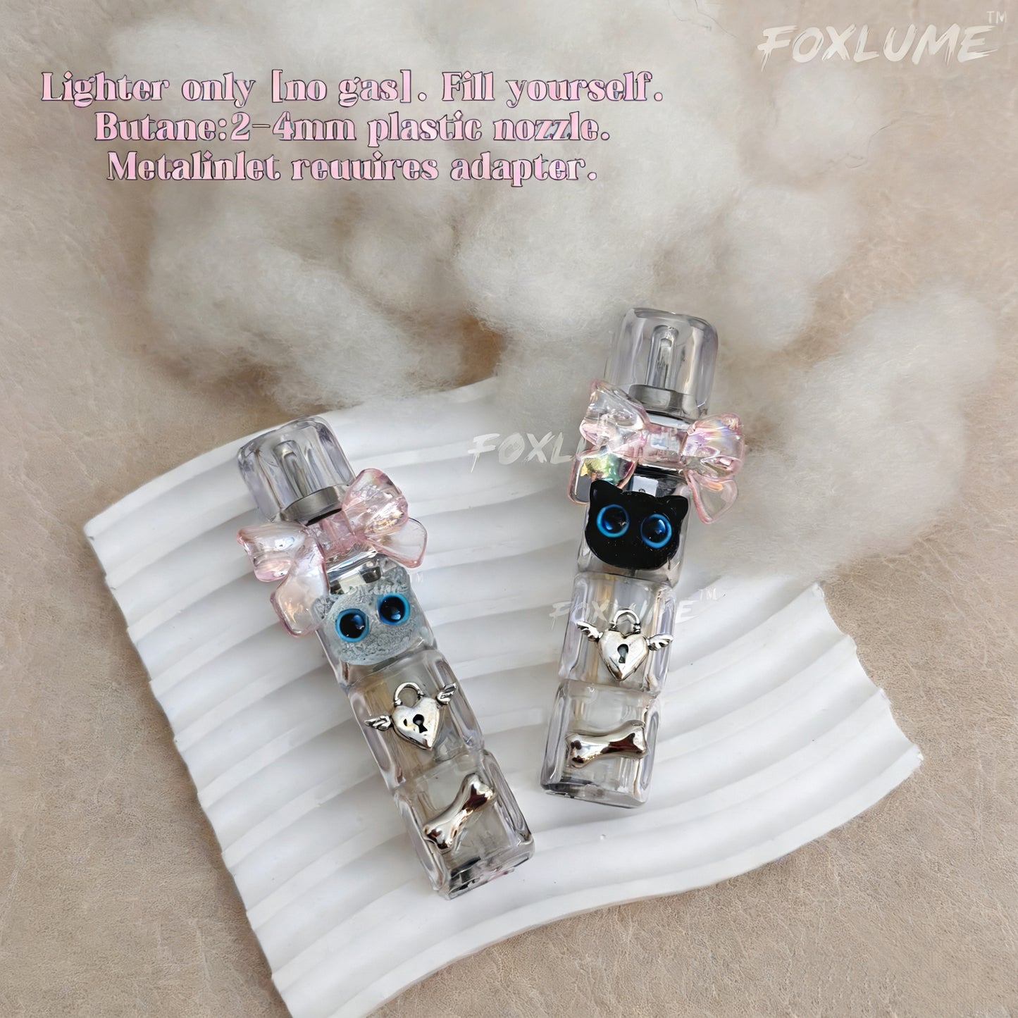 [Without Gas] Foxlume Cute Cat Windproof Lighter