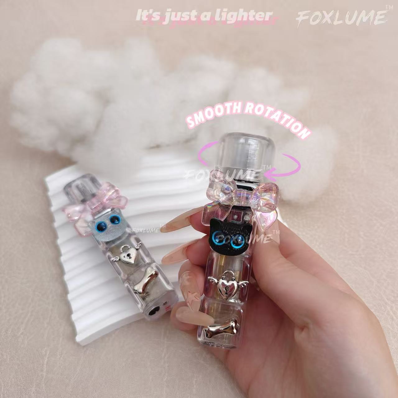 [Without Gas] Foxlume Cute Cat Windproof Lighter
