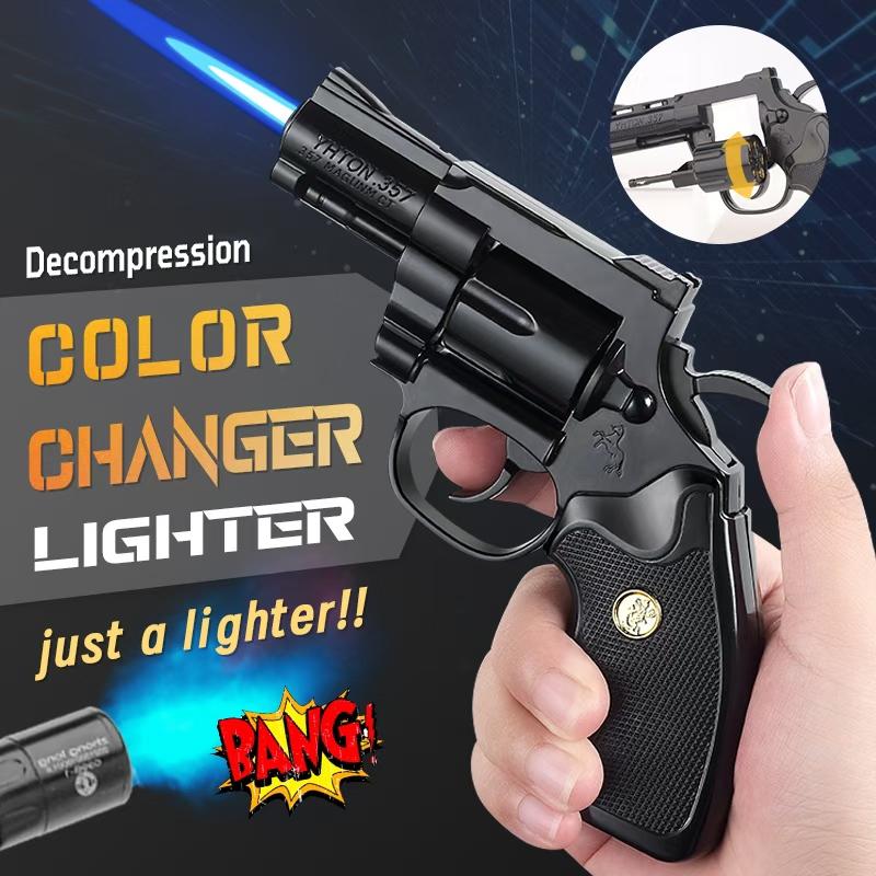 [Foxlume] Revolver Metal Lighter